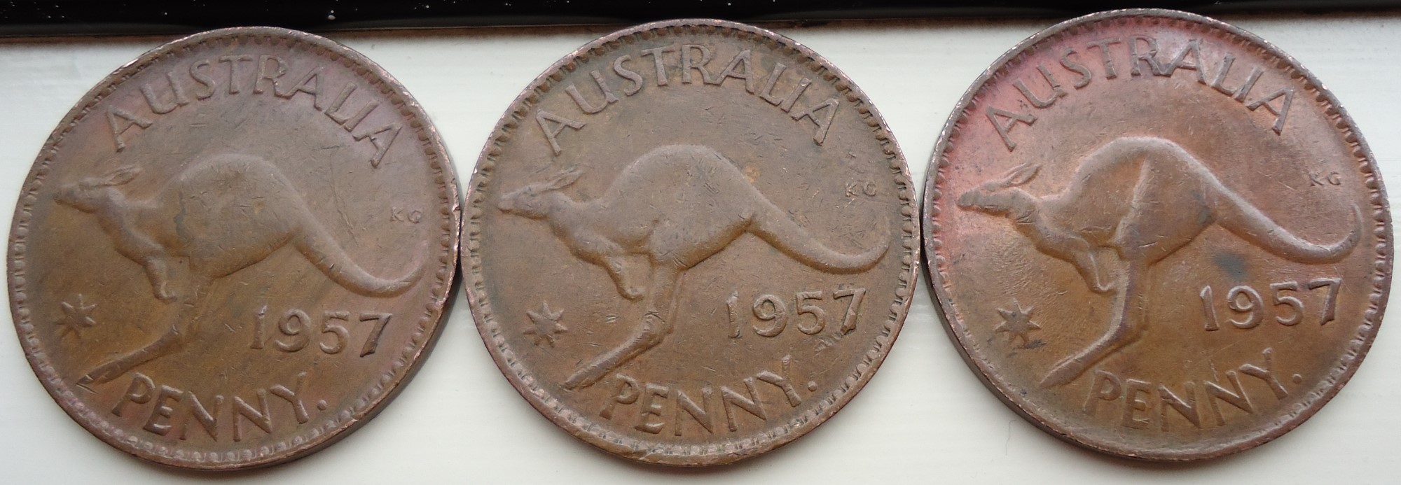 Best-Grade-Pennies-In-The-Common-Dates-Pile-Aus-Obvs----Grading